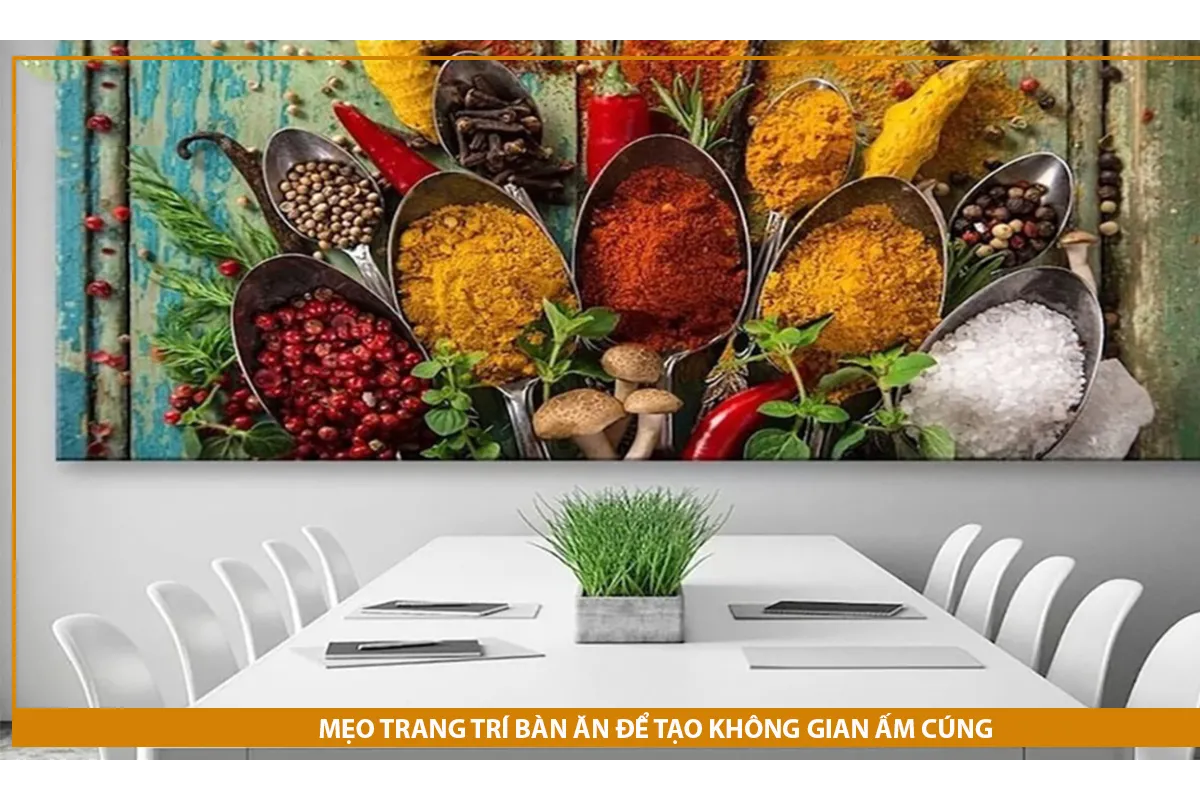 Mẹo trang trí bàn ăn để tạo không gian ấm cúng